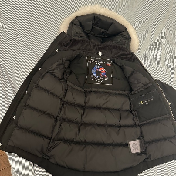 Moose knuckle unisex kids parka - Picture 3 of 9